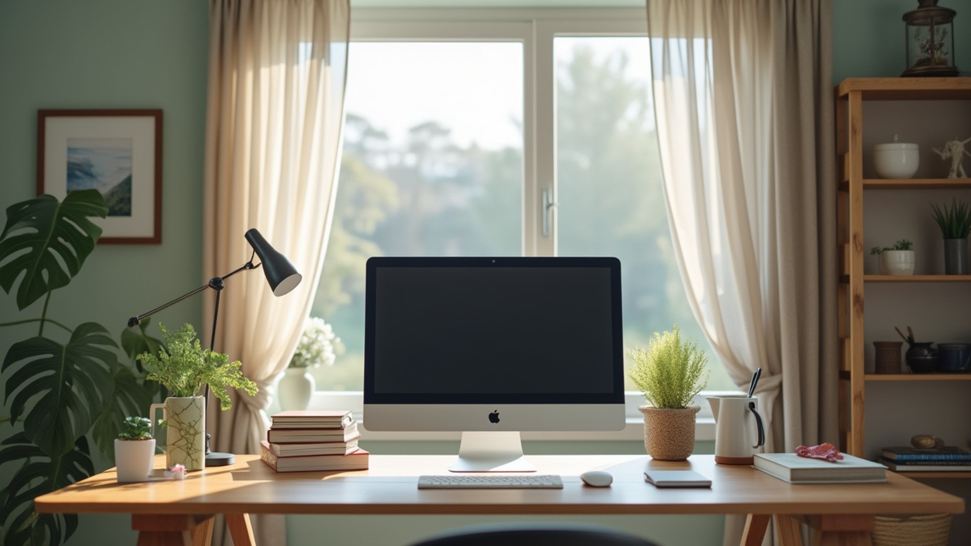 Quiet Home Office - FREE Microsoft Teams background