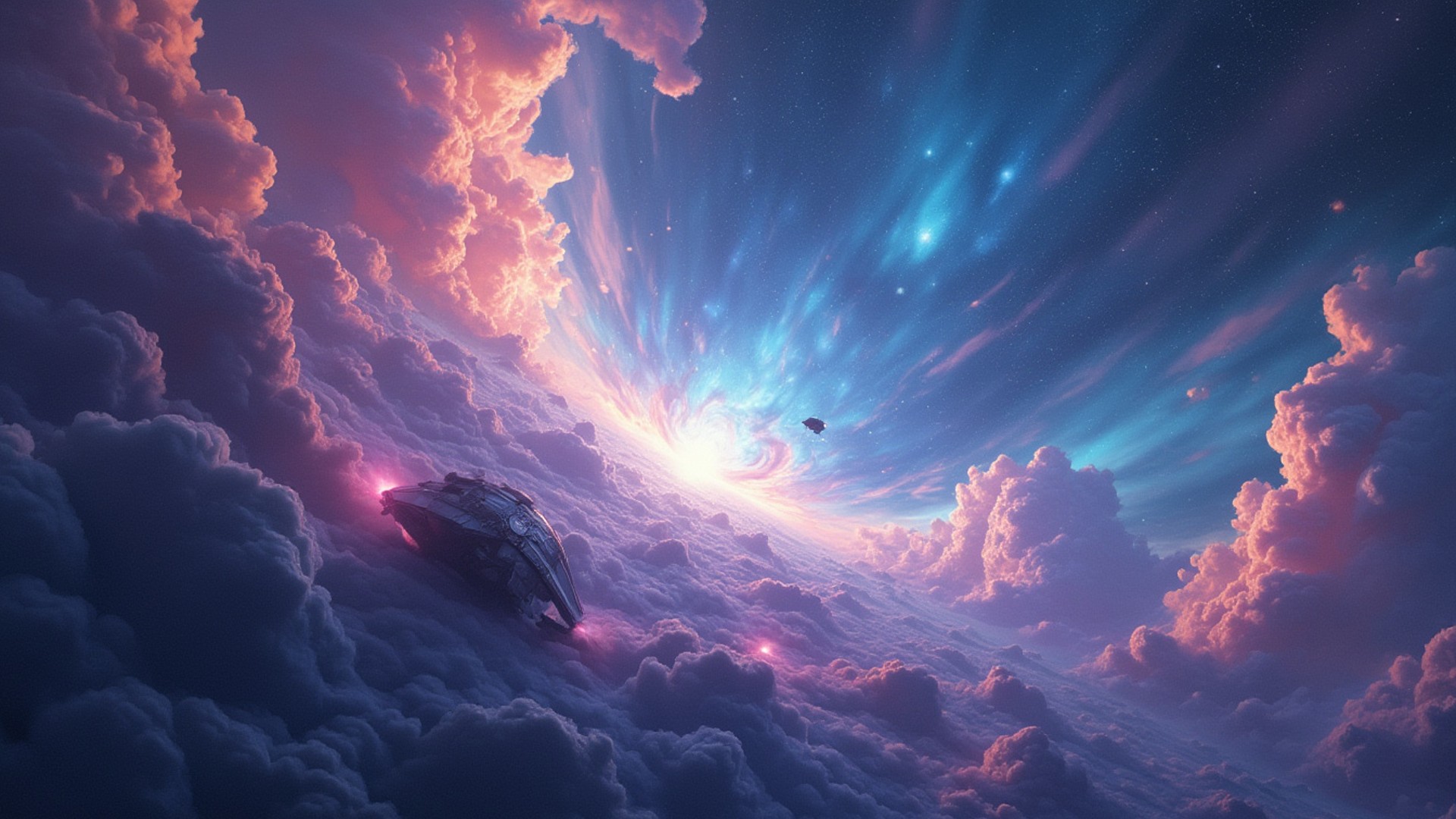 Nebula Exploration - FREE Microsoft Teams background