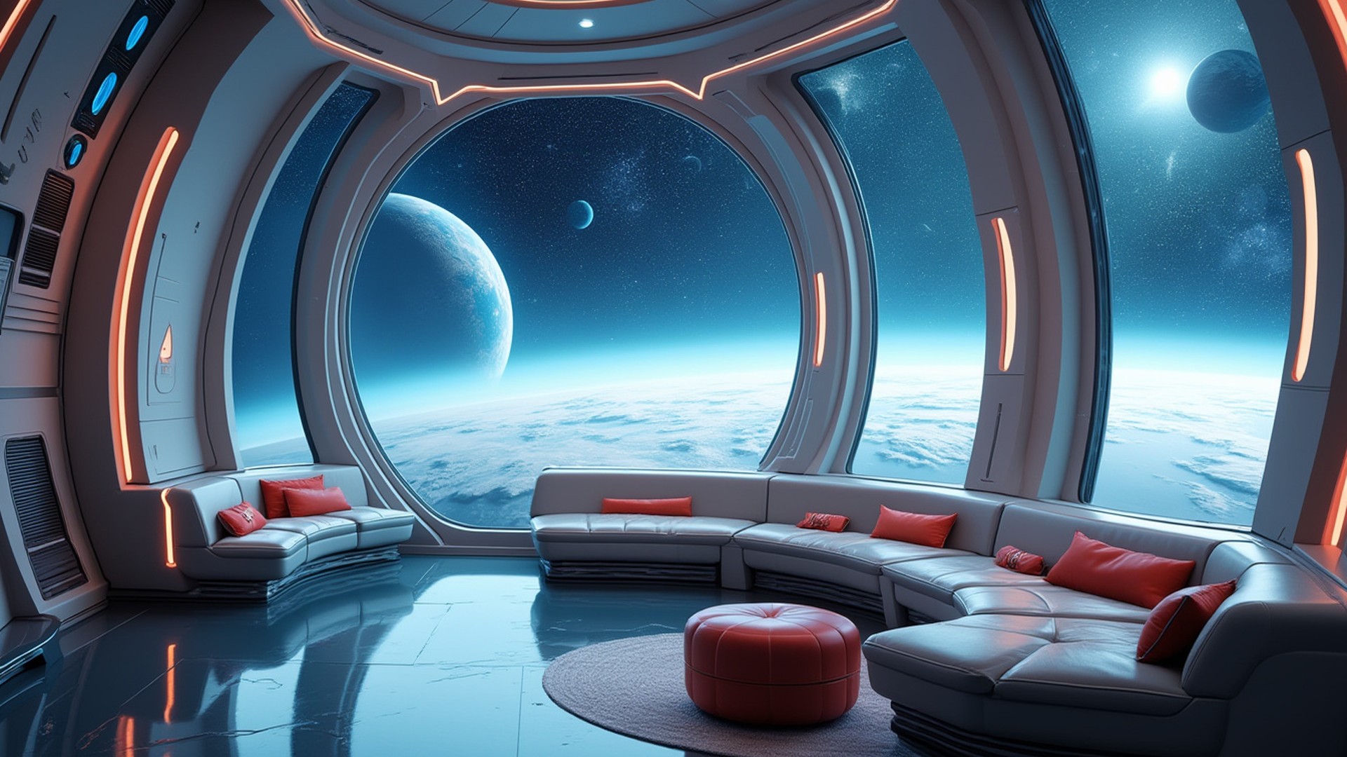 Space Station Interior - FREE Microsoft Teams background