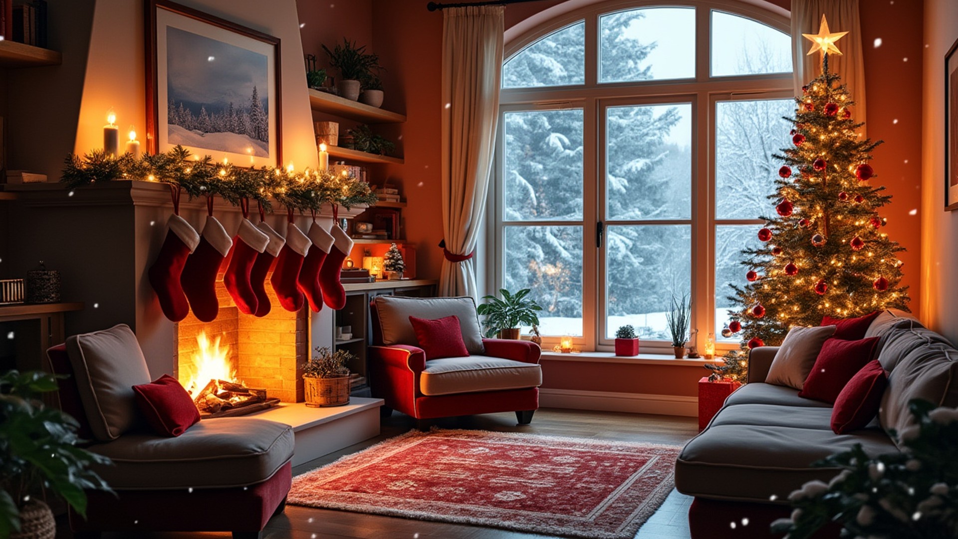 Christmas Coming - FREE Microsoft Teams background