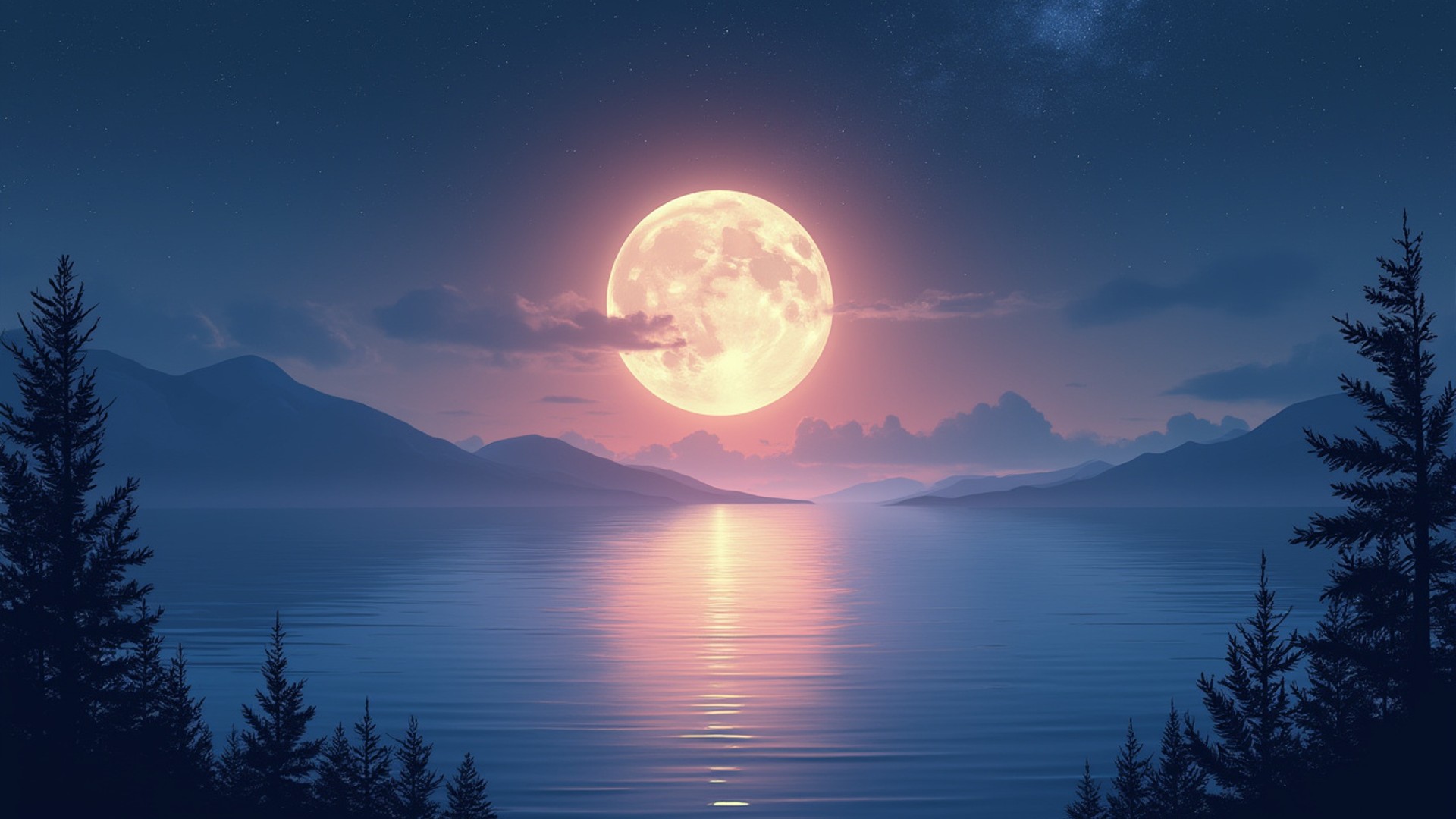 Moon Lake - FREE Microsoft Teams background