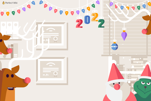 "Cartoon Deers" - free Microsoft Teams background