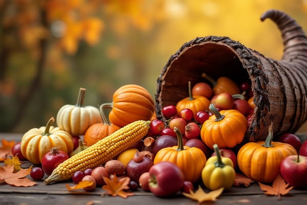 "Harvest Cornucopia" - free Microsoft Teams background