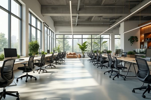 "Modern Open-Plan Office" - free Microsoft Teams background