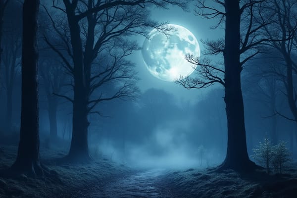 "Moonlit Forest" - free Microsoft Teams background