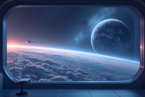 "Space" - free Microsoft Teams background